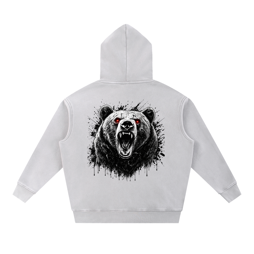 Snow Wash Fleece Oversize Hoodie